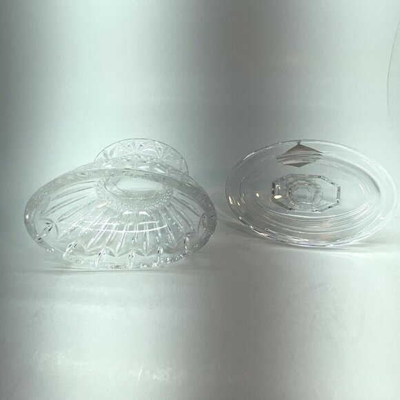 2PC Shannon Crystal OLIMPIA Creamer And Sugar Bowl w/Lid "Designs Of Ireland" - Picture 13 of 15